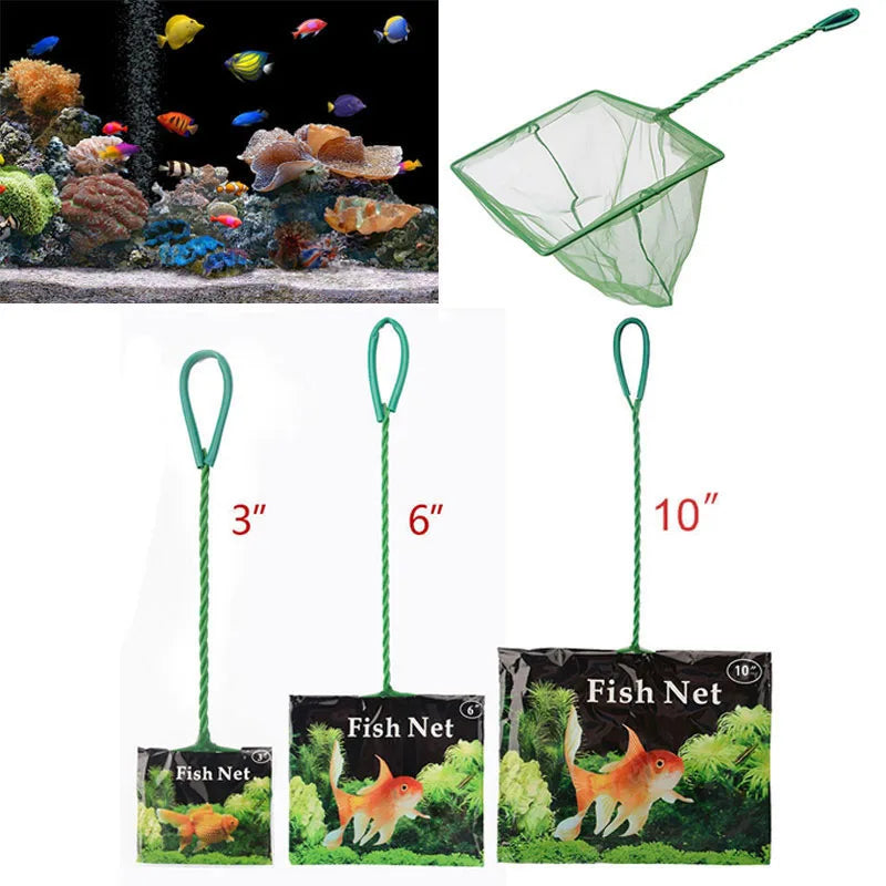Draagbaar Visnet met Lange Steel – Aquarium Schoonmaak Tool!